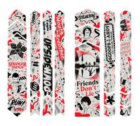 All Mountain Style Kit de protection de cadre Full Stranger Things UpsideDown 18 pièces Noir/Rouge