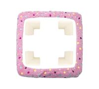 Kit de protection de cadre - Bande de préhension de 25 cm, manchon touffeté, protections d'angle en mousse | Anneau de protection pour cerceau de broderie, boucle en velours, couverture Anti-perforati