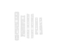Kit de protection de cadre slicy black hole blanc brillant