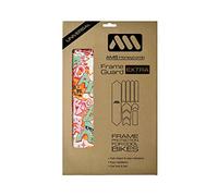 Kit de Protection de Cadre VTT en Film PVC Ultra résistant de 380 µm Contenant 10 pièces universelles. Installation Facile sans Bulles Qui est également résistant aux UV et ne jaunit Pas BB Rider Red