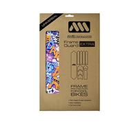 Kit de protection de cadre VTT en film PVC ultra résistant de 380 µm contenant 10 pièces universelles. Installation facile sans bulles qui est également résistant aux UV et ne jaunit pas BB Rider Blue