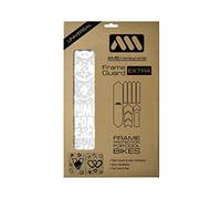 Kit de protection de cadre VTT en film PVC ultra résistant de 380 µm contenant 10 pièces universelles. Installation facile sans bulles qui est également résistant aux UV et ne jaunit pas PfPeace White