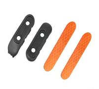Kit de protection de fourche avant avec autocollants réfléchissants compatible avec les scooters Ninebot (housse + autocollant)