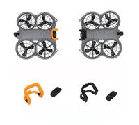 Kit de protection de pare-chocs avant et arrière pour DJI NEO 2 - Accessoires de pare-chocs résistants aux chocs et aux rayures (noir)