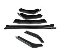 Kit De Protection De Pare-chocs Avant Et De Becquet De Menton Pour Passat B7 2011-2015 Extensions De Jupes Latérales Et Angle D'enroulement Arrière Décoration Extérieure(Carbon Fiber Look)