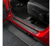 Kit de protection de seuil de porte, plaques de seuil de porte pour Jeep Wrangler JK JKU 4 portes 2007-2017, Accessoires protection seuil de porte couverture complète pour seuils de porte, 2 portes