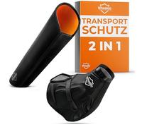 Kit de protection de transport pour vélo électrique - 2 pièces - Pour moteur et batterie - Housses de protection hydrofuges pour porte-vélos - Par exemple pour Bosch, Shimano, Yamaha Ebike I Wheeloo