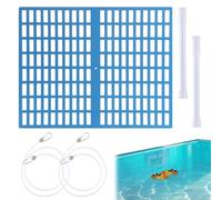 Kit De Protection D'écumoire De Piscine, Filet D'écumoire De Piscine Rectangulaire, Protection D'écumage De Feuilles D'étang Polyvalente, Attrape-débris Flottant D'étang, Kit De Clôture
