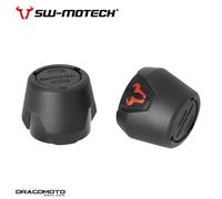 Kit de protection d'essieu avant noir pour BMW F800R, R1200, R1250, RNinet, S...