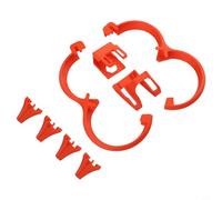 Kit de protection d'hélice pour DJI NEO2 avec anneaux en polycarbonate structurellement solides et ensemble de composants normalisés (orange)