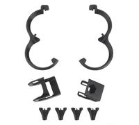 Kit de protection d'hélice pour DJI NEO2 avec anneaux PC structurellement solides et ensemble de composants standardisés (noir)