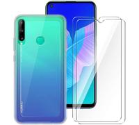 Kit De Protection Huawei Y7p Avec Coque Tpu Transparent Ultra Mince Et 2x Verre Trempé - Anti-Choc, Anti-Rayures, Ajustement Précision