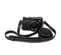 Kit de protection Leica D-LUX8 Demi-étui avec capuchon avant d'objectif et bandoulière Noir étui pour appareil photo rétro