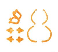 Kit de protection pour DJI NEO 2 avec coque anti-rayures et trépied qui augmente la hauteur pour sécuriser l'appareil et améliorer la stabilité lors de l'utilisation (orange)