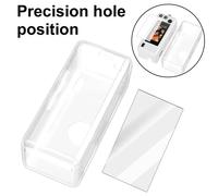 Kit de protection pour mini appareil photo Kodak Charmera, ensemble 2 en 1 avec étui en TPU et protecteur d'écran en verre trempé A