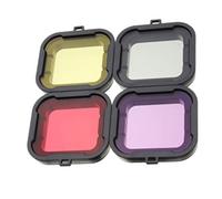Kit de protection pour objectif de plongée sous-marine avec filtre UV pour GoPro Hero 4 3+