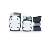 Rekd Protection Heavy Duty Triple Pad Set Blanc,Bleu XS Homme,Femme