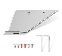 Kit de protection Skeg Guard en acier inoxydable pour Mercury/Force/Honda | Safe-Skeg Kit de protection en acier inoxydable 316 de qualité marine, languette d'usure de 3 mm, trou de drainage empêche la