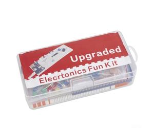 Kit de prototypage complet avec module d'alimentation 830 points 65 brins 140 fils solides pour électronique de bricolage