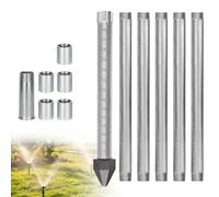 Kit De Puits À Pointe De Sa-ble, Kit Professionnel, Pointe De Forage De 36 Pouces, Crépine À Mailles De 60, Tuyaux De Forage Galvanisés Robustes Et Raccords Pour Sol(1+5 Pipes-6m (20ft))