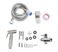 Kit de pulvérisateur d'évier de cuisine, pulvérisateur de bidet à main en acier inoxydable 304 avec tuyau, fixation de bidet de toilette de salle de bain pour le nettoyage,