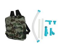 Kit de pulvérisation à dos en tissu Oxford PP, kit applicateur portatif avec connecteur en T pour entonnoir de tuyau, bandoulière réglable, grande capacité pour l'épandage