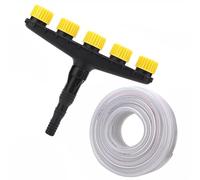 Kit de Pulvérisation Agricole avec Tuyau, Comprenant 5 Buses, pour Le Jardin et La Pelouse, Arrosage et Irrigation, Outils D'arrosage et D'irrigation(5m)