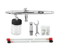 Kit de pulvérisation Airbrush Pro à double Action Hobby Crafts Gâteau peinture automatique 3 pointes for compresseur d'air