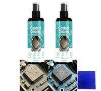 Kit De Pulvérisation De Nettoyant De Contact Spray De Nettoyage Électronique Nettoyant Antistatique Nettoyant Électrique Automobile Pour Connecteurs De Carte Mère Pcb Nettoyant Électronique (2Pcs)