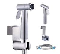 Kit de Pulvérisation de Toilette en Acier Inoxydable, Douchette à Main Bidet Avec Pulvérisateur à Pression Réglable pour Hygiène Personnelle et Soins de Nettoyage