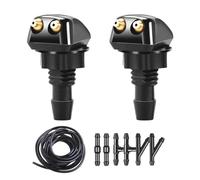 Kit de pulvérisation d'eau réglable - Lave-vitre universel, buse rotative à 360 degrés | Kit de remplacement du système de nettoyage de buse d'essuie-glace pour voiture camion véhicule