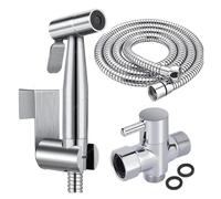 Kit De Pulvérisation Pour Bidet Accessoires de pulvérisateur de bidet à main Toilette Robinet de bidet à main en acier inoxydable for salle de bain Pulvérisateur à main Pommeau de douche Toilette Bide