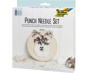 Kit de Punch Needle en alpaga, 8 pièces