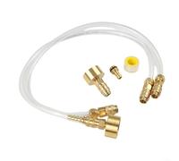 Kit de purge de direction hydraulique de bateau pour systèmes Seastar - Raccords métalliques - Outil de remplissage de tube en PVC - Kit de ventilation anti-fuite pour l'entretien des cylindres marins