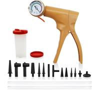 Kit de Purge de Frein, 15PCS Kit de Pompe à Vide Manuelle pour Purge de Frein Kit de Purge de Liquide de Frein Automobile pour Les systèmes de Carburant, de Transmission, d'allumage et d'émissions