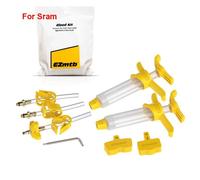 Kit de Purge de Frein à Disque Hydraulique - SRAM - Compatible Shimano, Sram, Avid - Jaune - VTT