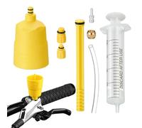 Kit De Purge De Frein De Vélo Hydraulique - Ensemble De Seringues D'entretien VTT Avec Tube D'injecteur D'huile Et Pièces De Montage Précises Incluses, Compatible Avec Les Systèmes De Montagn