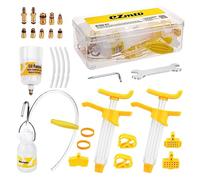 Kit de purge de frein de vélo pour frein à disque hydraulique pour VTT MTB, Convient pour Shimano, Magura, Tektro, SRAM Series, kit de purge de frein à disque hydraulique universel, Seringue a Huile