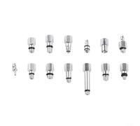 Kit de purge de frein hydraulique pour l'entretien, 13 pièces en alliage d'aluminium pour frein hydraulique de vélo avec vis de connecteur M5/M6/4 mm et adaptateurs D8/D6/D2