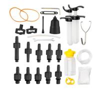 Kit de purge de frein hydraulique pour vélo Freins à disque hydrauliques | Kit de purge de corps en aluminium léger anti-fuite pour direction de vélo de montagne