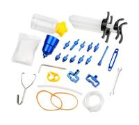 Kit de purge de frein hydraulique pour vélo | Kit de purge de frein de vélo | Ensemble d'outils de purge légers et étanches pour vélos de sport, vélos de parc, jantes de direction et vélos