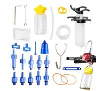 Kit de purge de frein hydraulique pour vélo - Kit de purge de frein de vélo, freins à disque hydrauliques comprenant un ensemble de purge de corps en aluminium léger hautement étanche pour la