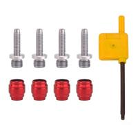 Kit de purge de frein hydraulique Sram pour Stealth-a-majig avec aiguille de port d'huile de précision et ensemble complet d'adaptateurs pour l'entretien des points ou de l'huile minérale (A)