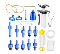 Kit de purge de frein pour vélo | Kit de purge de corps en aluminium léger anti-fuite pour direction de vélo de montagne
