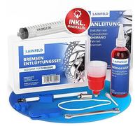 Kit de purge de freins LAINFELD pour freins à disque Shimano | Huile minérale incluse | Kit de purge complet pour Deore XT XTR SLX ULTEGRA Dura Ace