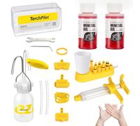Kit de purge de freins pour freins à disque hydrauliques Shimano, TEKTRO avec 120 ml d'huile minérale pour VTT et vélo de route avec instructions (français non garanti)