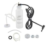 Kit de purge de liquide de frein et d'embrayage de voiture, outil de pompe à vide pneumatique d'une capacité de 500 ml, adaptateurs universels pour systèmes ABS, comprend une base