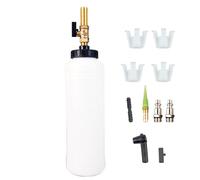 Kit de purge de liquide de frein - Purgeur pneumatique de 1 l et outil de pompe à vide | Système de chasse manuel professionnel pour lignes d'embrayage, réservoirs de maître-cylindre de frein