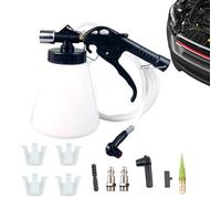 Kit de purge de liquide de frein - Purgeur pneumatique de 1 l et outil de pompe à vide | Système de chasse manuel professionnel pour lignes d'embrayage, réservoirs de maître-cylindre de frein