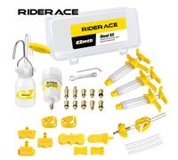 Kit de purge d'huile de frein à disque hydraulique de vélo, outils pour SHIMANO,SRAM, MAGURA,Avid, série vtt, outil de réparation de freins de vélo de route universel 2022 Upgrade(Bag)